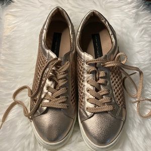 Women’s Steve Madden rose gold sneakers